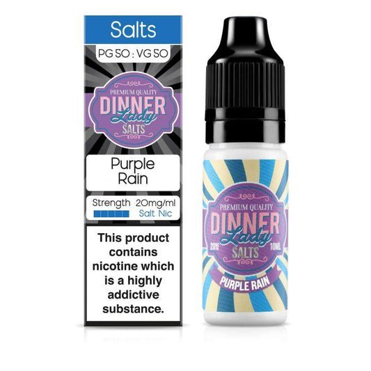 Dinner Lady - Purple Rain 10ml Salt Nic E-Liquid - 20 mg