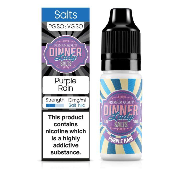 Dinner Lady - Purple Rain 10ml Salt Nic E-Liquid - 10 mg