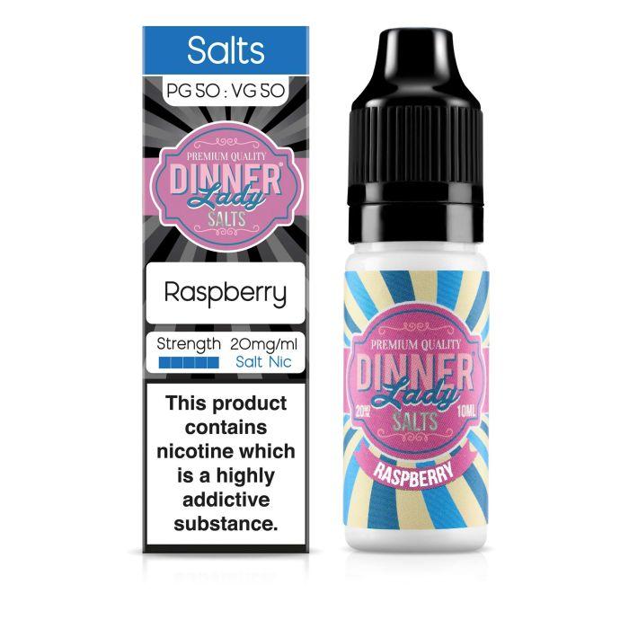 Dinner Lady - Raspberry 10ml Salt Nic E-Liquid - 20 mg