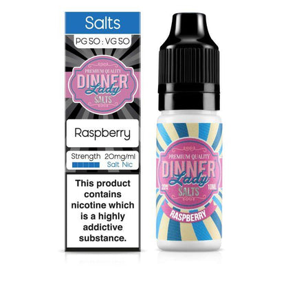 Dinner Lady - Raspberry 10ml Salt Nic E-Liquid - 20 mg