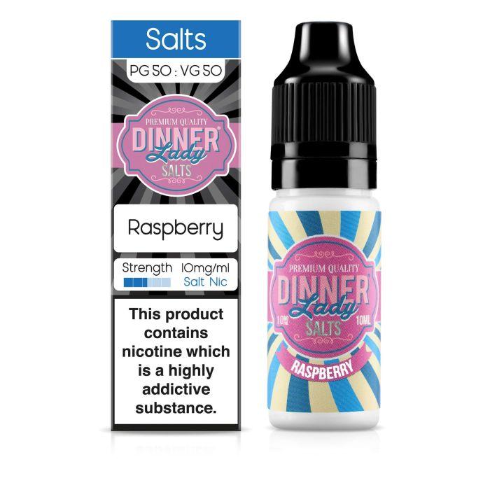 Dinner Lady - Raspberry 10ml Salt Nic E-Liquid - 10 mg