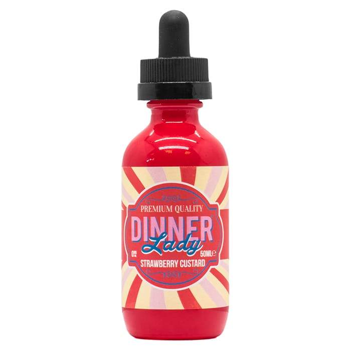 Dinner Lady - Strawberry Custard 50ml Short Fill E-Liquid