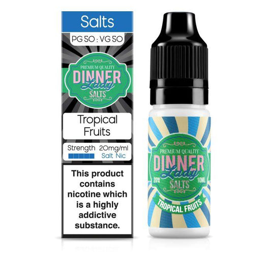 Dinner Lady - Tropical Fruits 10ml Salt Nic E-Liquid - 20 mg