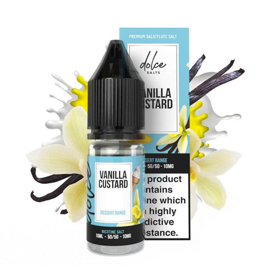 Dolce Salts Vanilla Custard - 10ml Nicotine Salt E-Liquid