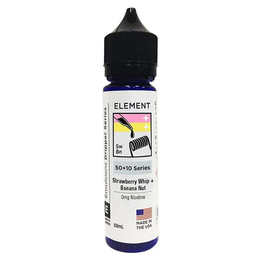 Element Mix Series - Strawberry Whip / Banana Nut 50ml Short Fill E-Liquid