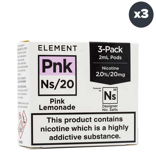 Element NS20 Series - Pink Lemonade Pods - x 3