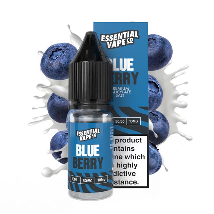 Essential Vape Co Blueberry - 10ml Nicotine Salt E-Liquid