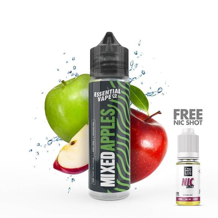 Essential Vape Co Mixed Apples 50ml Short Fill E-Liquid