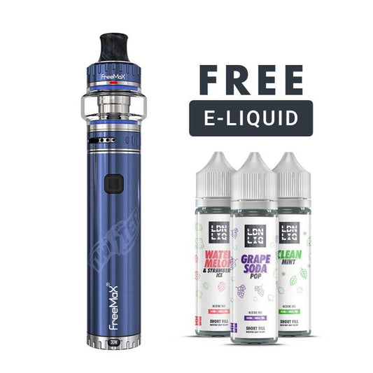 Freemax Twister 30W Kit - With free 50ml shot fill e juices oil