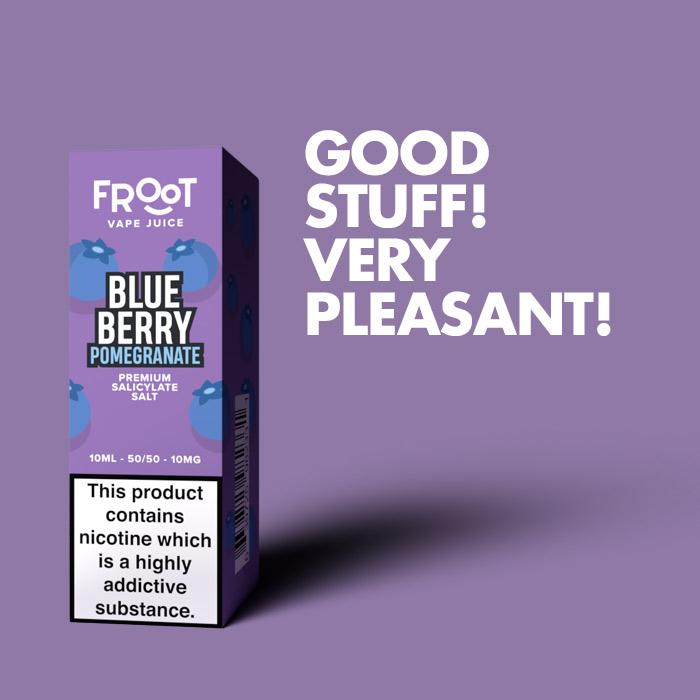 Fruut Salt Blueberry Pomegranate Customer Review