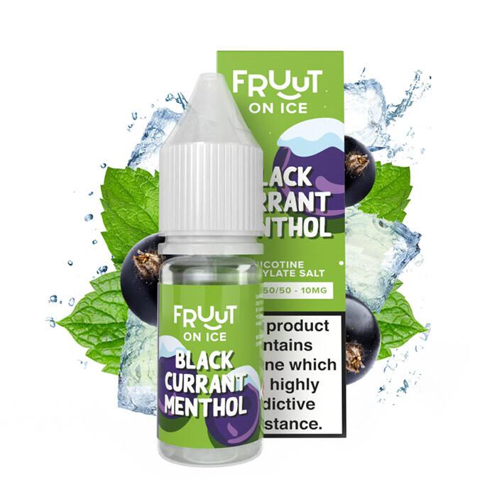 Fruut Salt On Ice Blackcurrant Menthol - 10ml Nicotine Salt E-Liquid