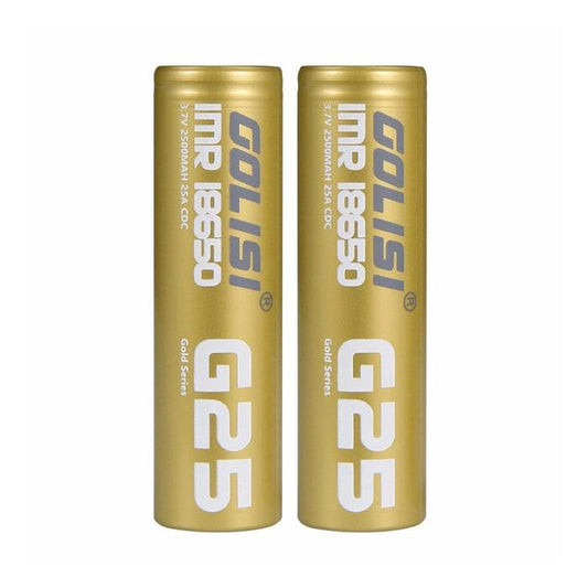 Golisi G25 2500mAh 18650 Battery x 2