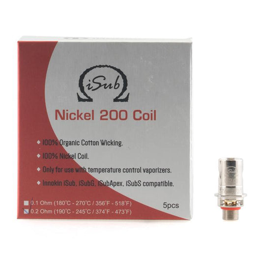 Innokin iSub Nickel 200 Coil (5 Pack)