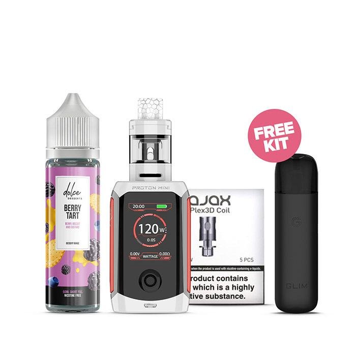 Innokin Proton Mini Ajax Kit Bundle + FREE Glim Pod Kit