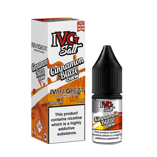 IVG Cinnamon Blaze 10ml Nicotine Salt E-Liquid - 20mg Nic Salt