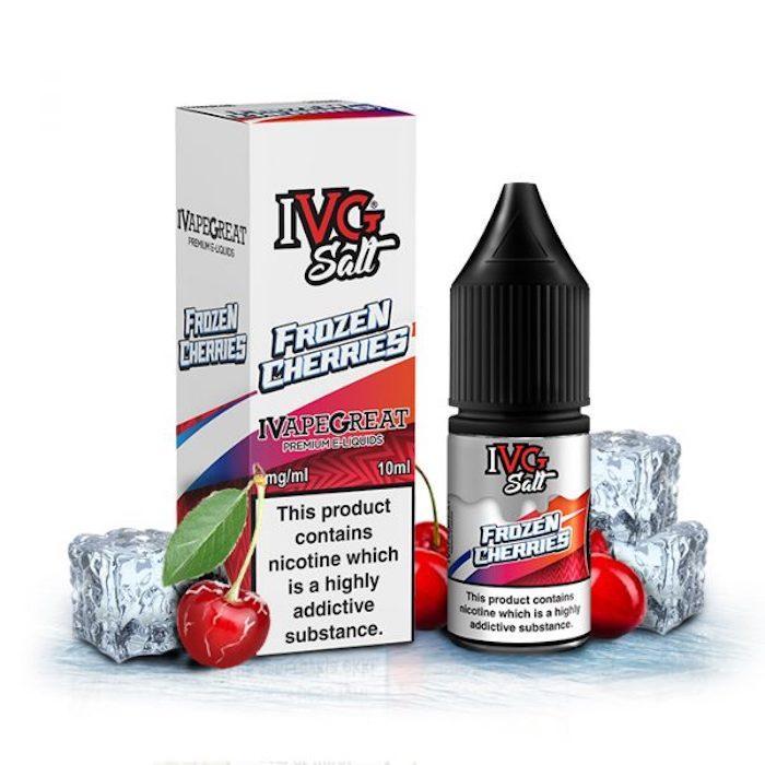 Frozen Cherries 10ml Nic Salt E-Liquid by IVG