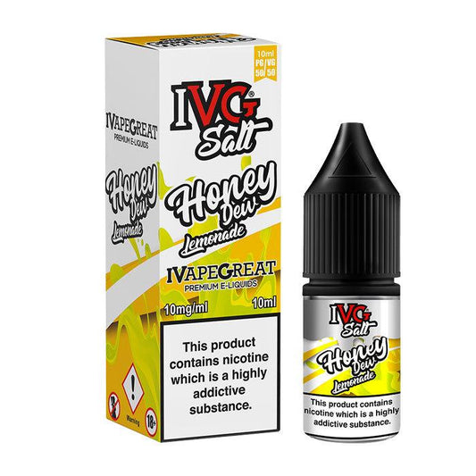 IVG Honeydew Lemonade 10ml Nicotine Salt E-Liquid - 10ml Nic Salt