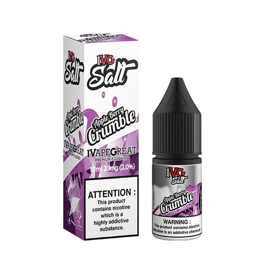 IVG Nic Salt Apple Berry Crumble 10ml E-Liquid - 20mg NS