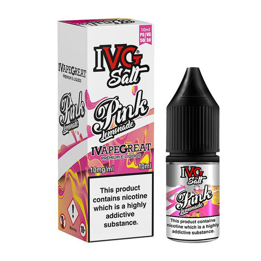 IVG Pink Lemonade 10ml Nicotine Salt E-Liquid -10mg Nic Salt