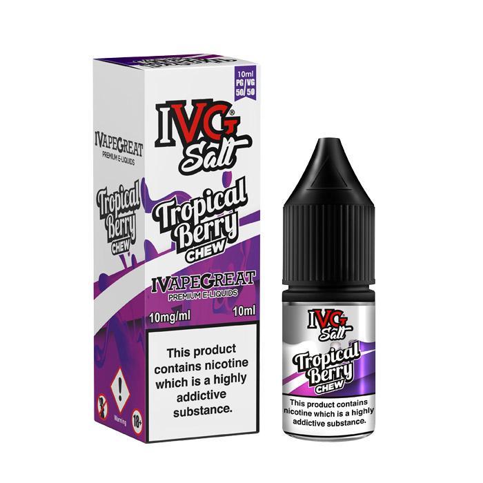 IVG Tropical Berry 10ml Nicotine Salt E-Liquid - 10mg Nic Salt