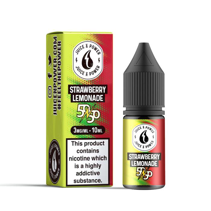Juice N Power - 50/50 - Strawberry Lemonade 10ml E-Liquid
