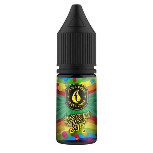Juice N Power - Shock Rainbow Spearmint 10ml Nic Salt E-Liquid