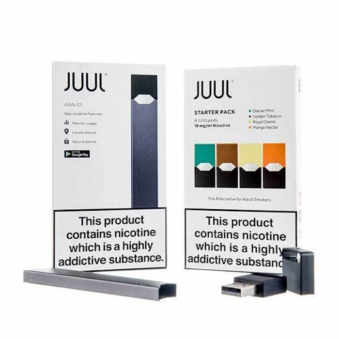 JUUL C1 Starter Kit - Packaging and content