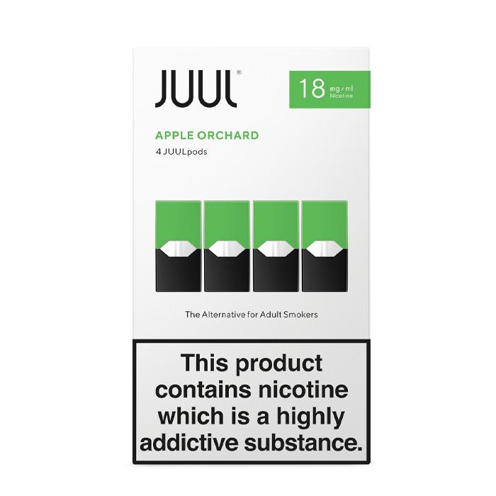 Juul Pods Apple Orchard x 4 18mg nicotine strength