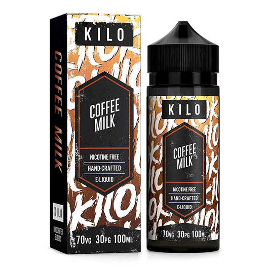 Kilo E-Liquids - Moo Series - Coffee Milk 100ml Short Fill E-Liquid