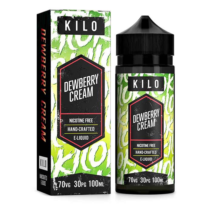 Kilo E-Liquids - Original Series - Dewberry Cream 100ml Short Fill E-Liquid
