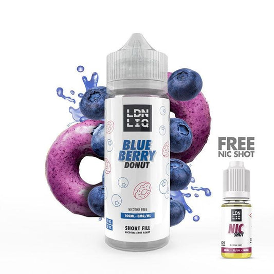 LDN LIQ Blueberry Donut 100ml Short Fill E-Liquid