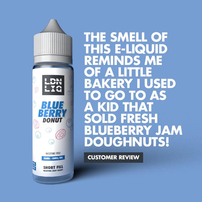 elf bar vape uk Glazed Donut Blueberry E-Liquid by Pod Juice main image 1