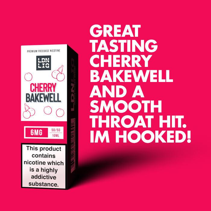 LDN LIQ Cherry Bakewell - 10ml E-Liquid - Review
