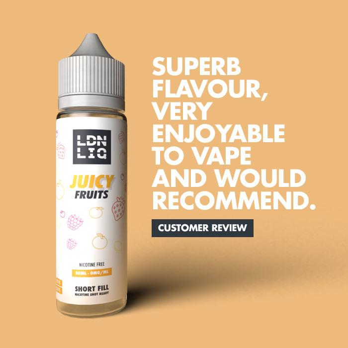 LDN LIQ Juicy Fruits 50ml Short Fill E-Liquid - Review