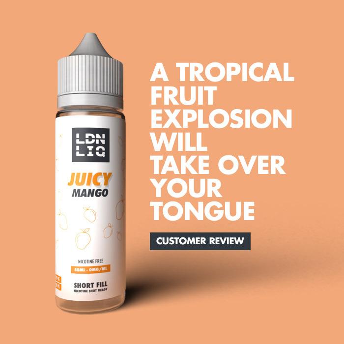 LDN LIQ Juicy Mango 50ml Short Fill E-Liquid - Review