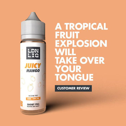 LDN LIQ Juicy Mango 50ml Short Fill E-Liquid - Review