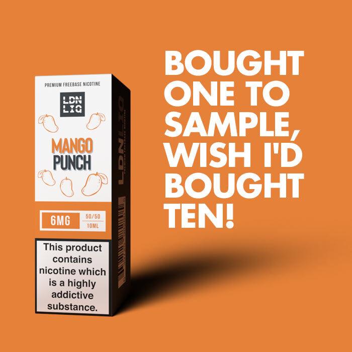 LDN LIQ Mango Punch - 10ml E-Liquid - Review