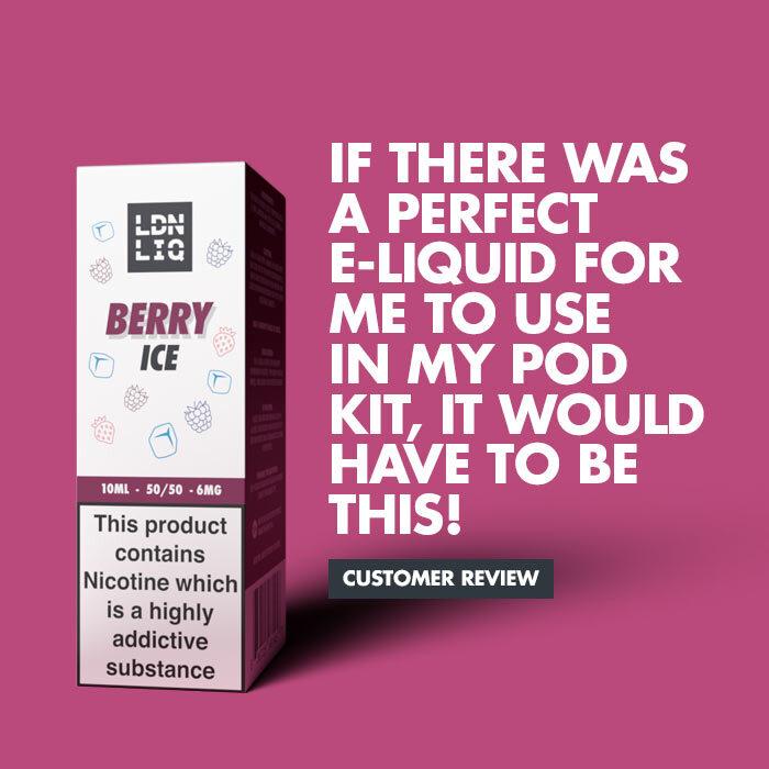 LDN LIQ Nic Salts Berry Ice 10ml E-Liquid - Review