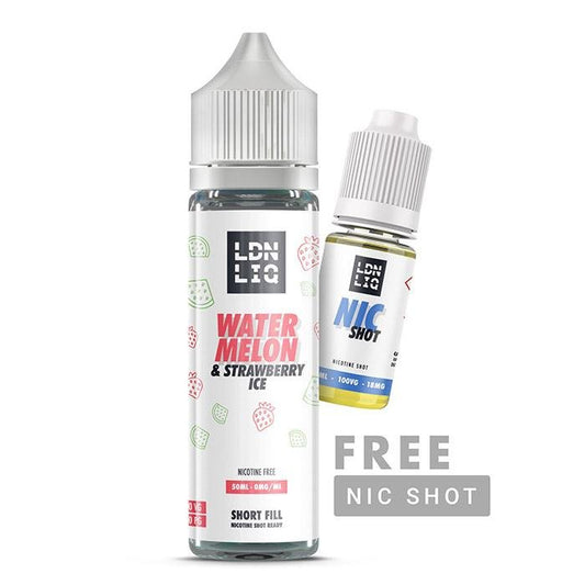 LDN LIQ Strawberry & Watermelon Ice 50ml Short Fill E-Liquid