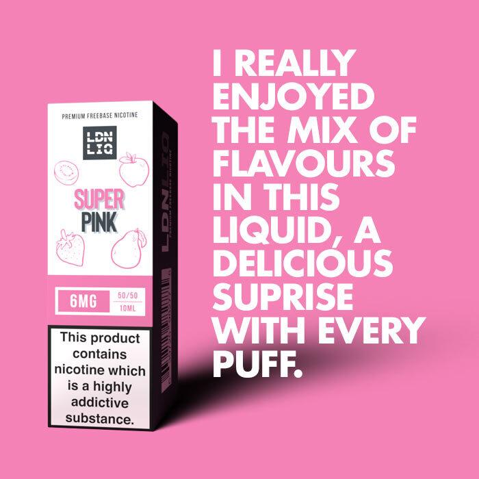 LDN LIQ Super Pink - 10ml E-Liquid - Review