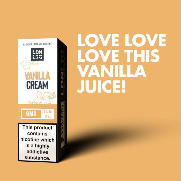 LDN LIQ Vanilla Cream - 10ml E-Liquid - Review