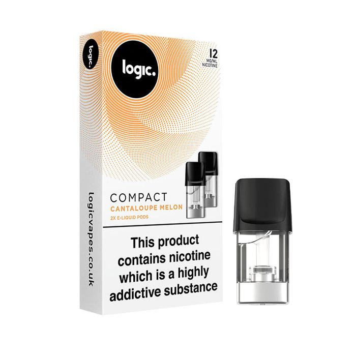 Logic Cantaloupe Melon 12mg Compact Vape Pods