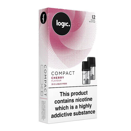 Logic Cherry 12mg Compact Vape Pods