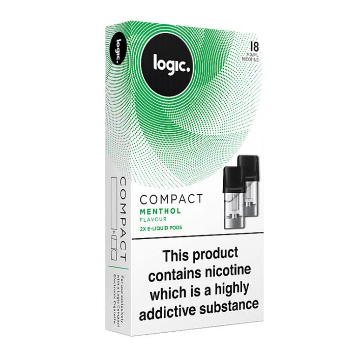Logic Menthol Compact Vape Pods - 18mg Nicotine