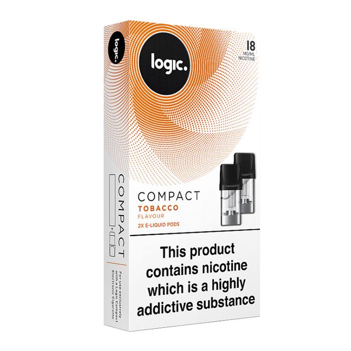 Logic Tobacco Compact Vape Pods - 18mg