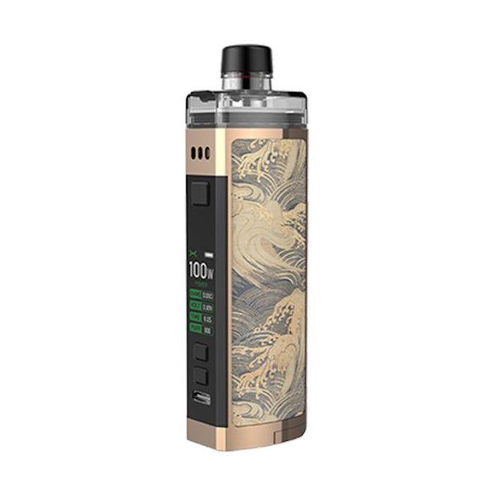 OXVA Velocity 21700 100W Vape Kit - Gold Ripple