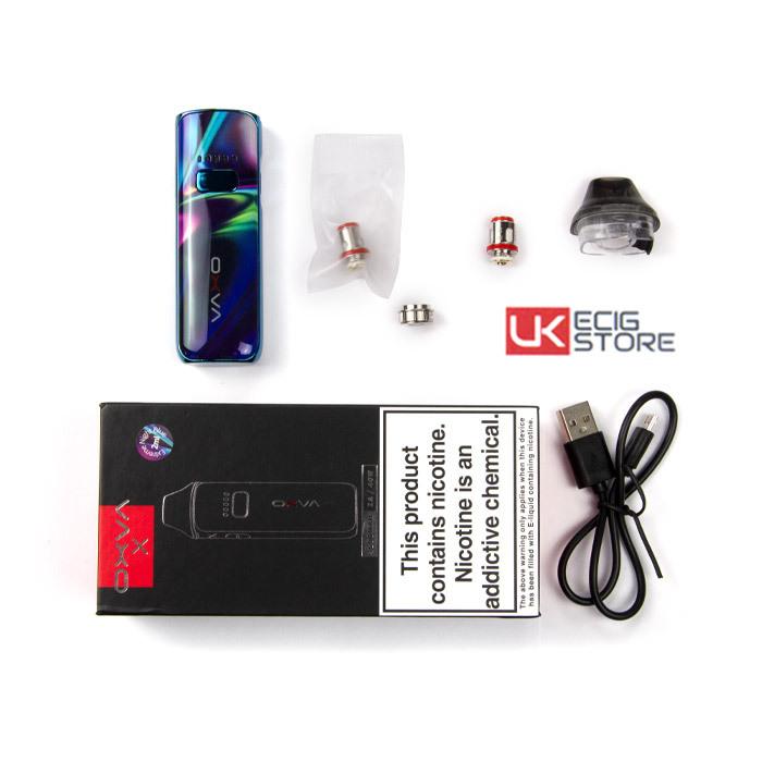 OXVA X Pod Kit - Packaging and Contents