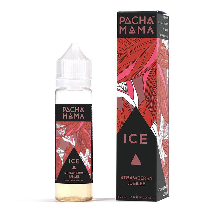 Pachamama Ice Strawberry Jubilee 50ml Short Fill E-Liquid