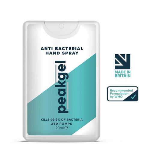 Peakgel 20ml Anti-Bacterial Spray - Pocket Sized