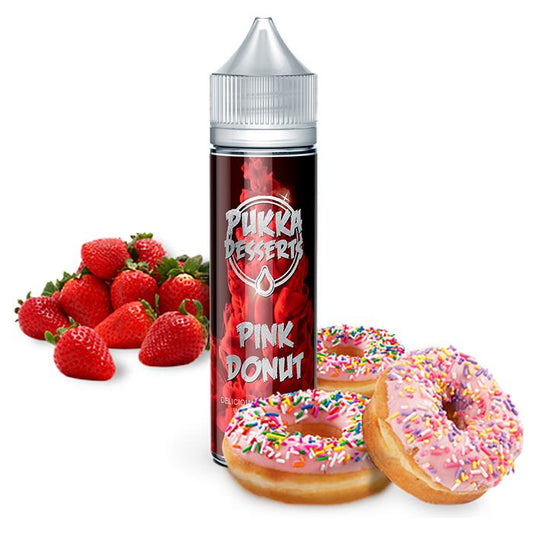 Pukka Juice Desserts - Pink Donut 50ml Short Fill E-Liquid